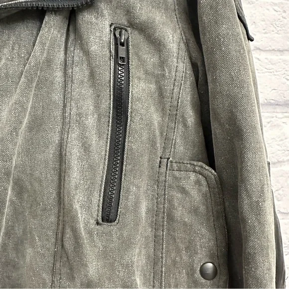 Hein Gerick Motorcycle Jacket 100% Cotton with Genuine Leather Trim Shell - Picture 7 of 14